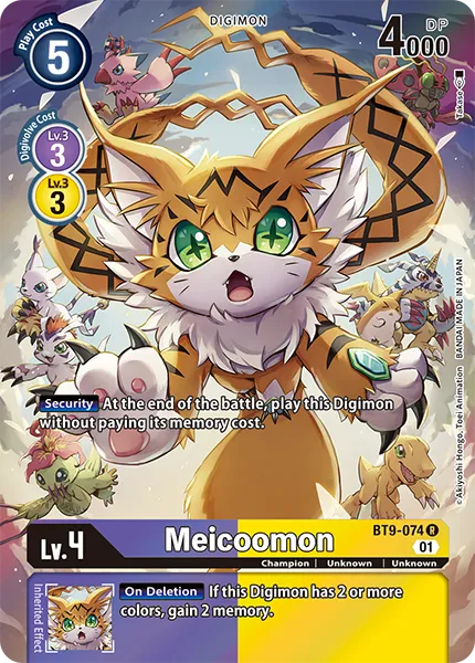 Meicoomon &mdash; Digimon Card Game card