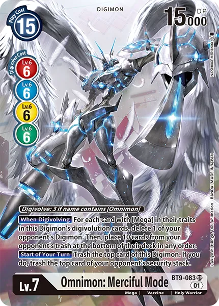 Omnimon: Merciful Mode &mdash; Digimon Card Game card