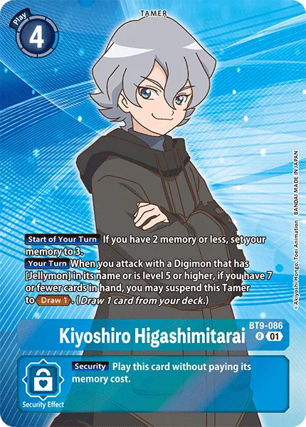 Kiyoshiro Higashimitarai &mdash; Digimon Card Game card