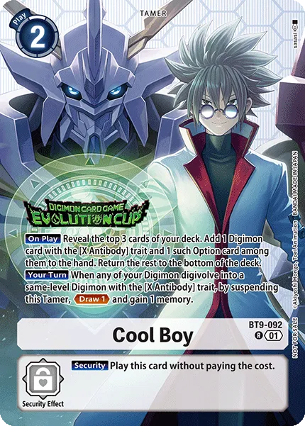 Cool Boy &mdash; Digimon Card Game card
