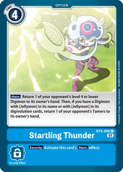 Startling Thunder &mdash; Digimon Card Game card