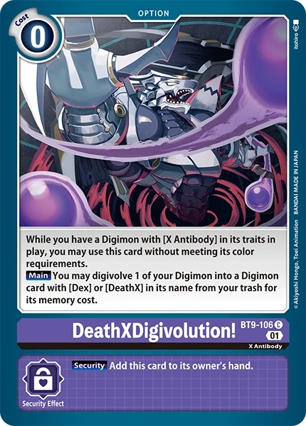 DeathXDigivolution! &mdash; Digimon Card Game card