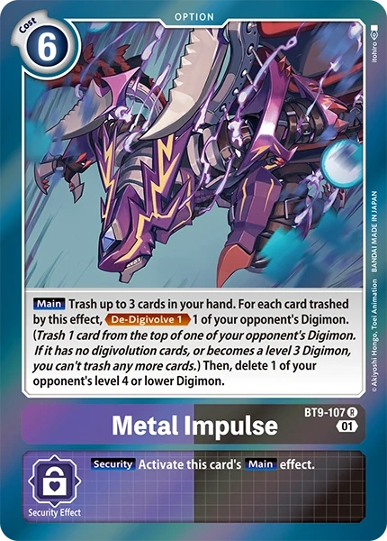 Metal Impulse &mdash; Digimon Card Game card