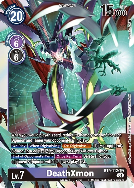 DeathXmon &mdash; Digimon Card Game card