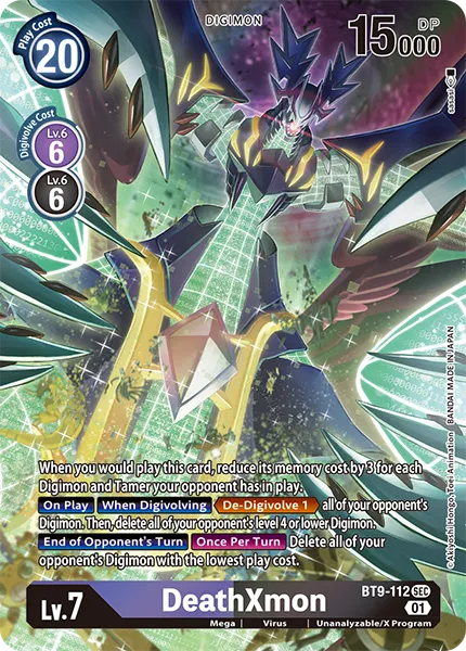 DeathXmon &mdash; Digimon Card Game card