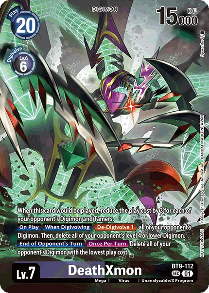 DeathXmon &mdash; Digimon Card Game card