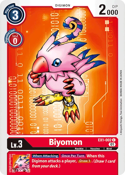 Biyomon &mdash; Digimon Card Game card