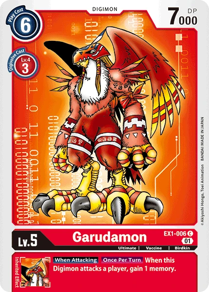 Garudamon &mdash; Digimon Card Game card