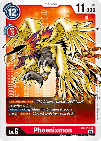 Phoenixmon &mdash; Digimon Card Game card