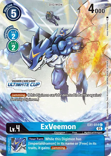ExVeemon &mdash; Digimon Card Game card