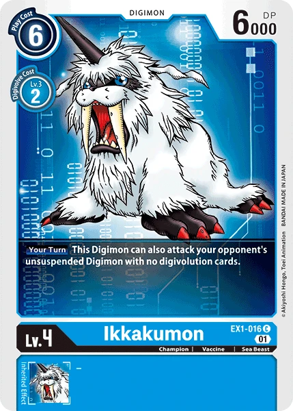 Ikkakumon &mdash; Digimon Card Game card