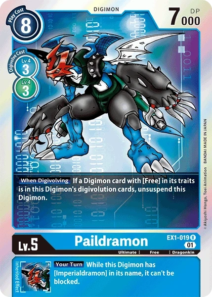 Paildramon &mdash; Digimon Card Game card