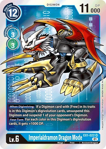 Imperialdramon: Dragon Mode &mdash; Digimon Card Game card