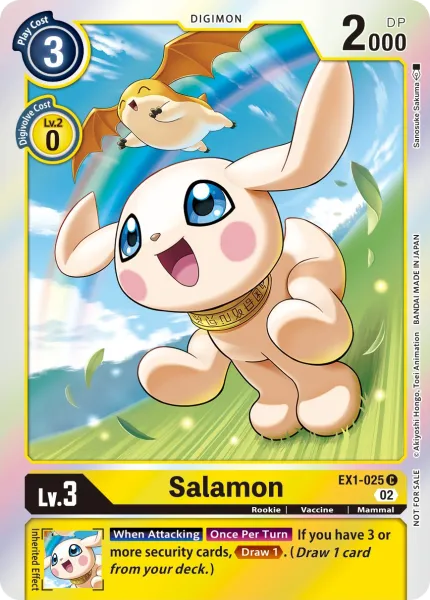 Salamon &mdash; Digimon Card Game card