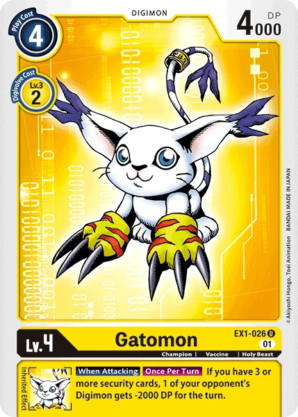 Gatomon &mdash; Digimon Card Game card