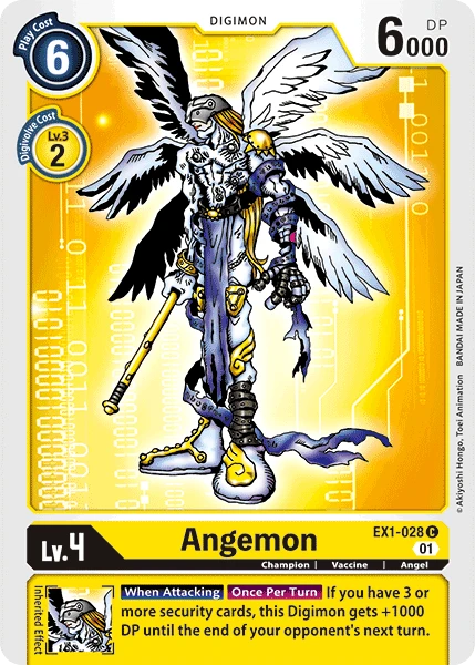 Angemon &mdash; Digimon Card Game card
