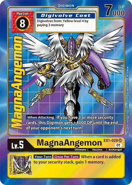 MagnaAngemon &mdash; Digimon Card Game card