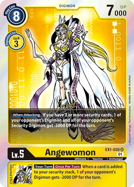 Angewomon &mdash; Digimon Card Game card