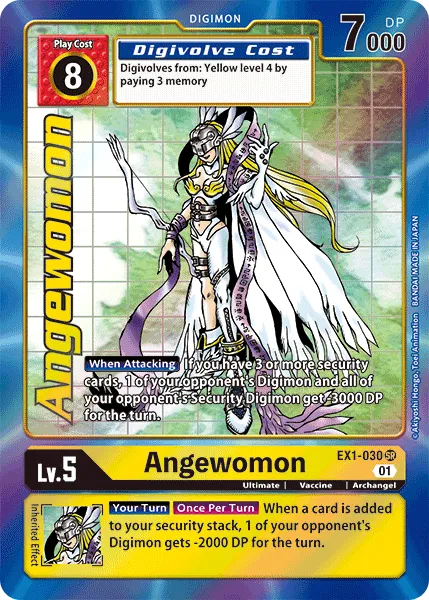 Angewomon &mdash; Digimon Card Game card