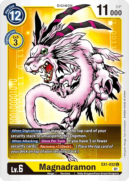 Magnadramon &mdash; Digimon Card Game card