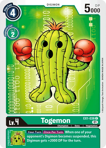 Togemon &mdash; Digimon Card Game card