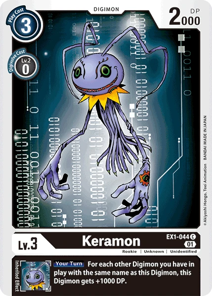 Keramon &mdash; Digimon Card Game card