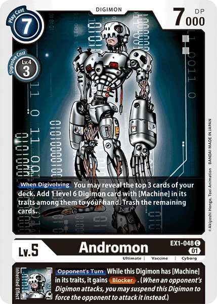 Andromon &mdash; Digimon Card Game card