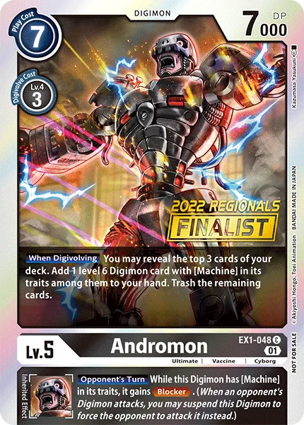 Andromon &mdash; Digimon Card Game card