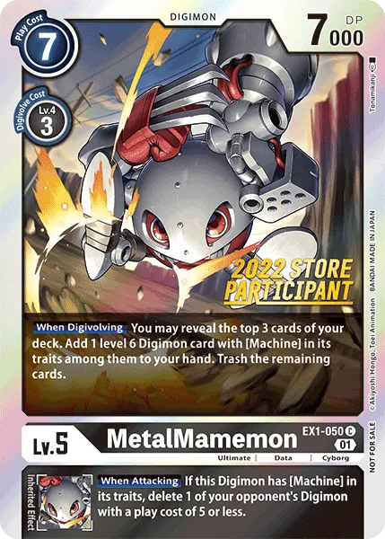 MetalMamemon &mdash; Digimon Card Game card