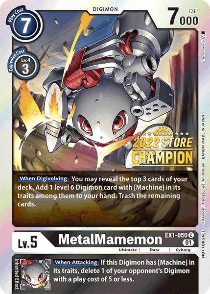 MetalMamemon &mdash; Digimon Card Game card