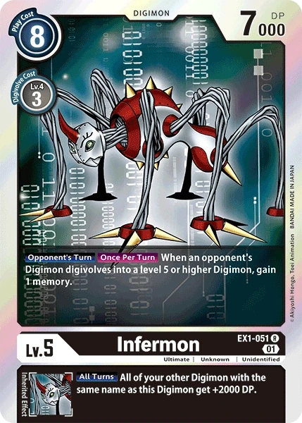 Infermon &mdash; Digimon Card Game card