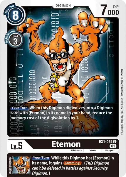 Etemon &mdash; Digimon Card Game card