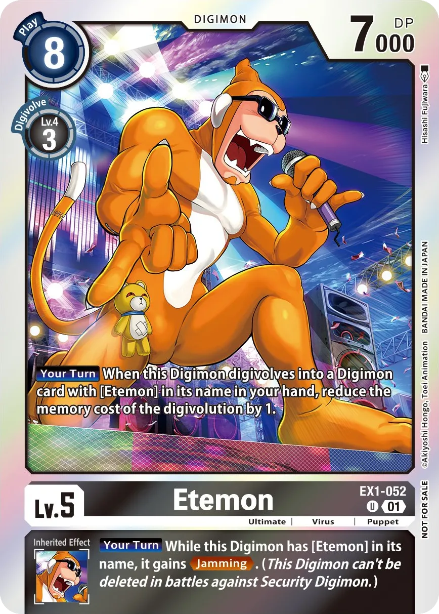 Etemon &mdash; Digimon Card Game card