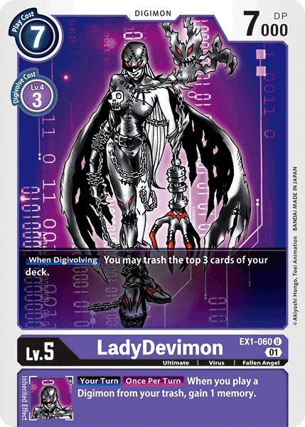 LadyDevimon &mdash; Digimon Card Game card