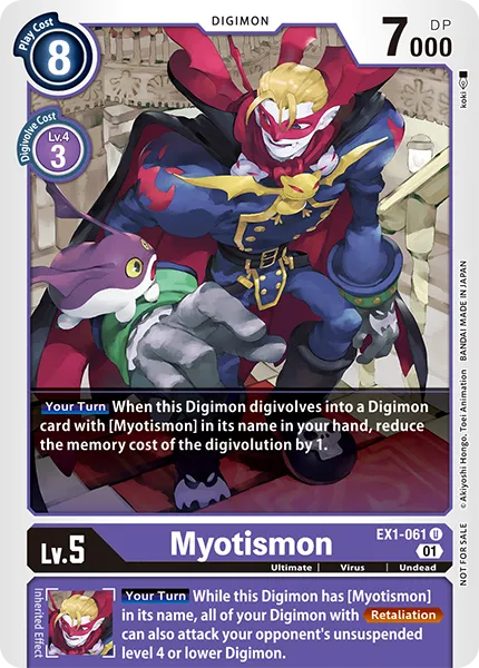 Myotismon &mdash; Digimon Card Game card