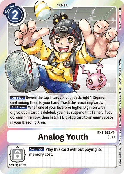 Analog Youth &mdash; Digimon Card Game card