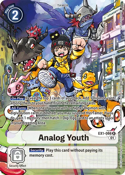 Analog Youth &mdash; Digimon Card Game card