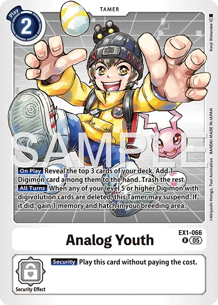 Analog Youth &mdash; Digimon Card Game card