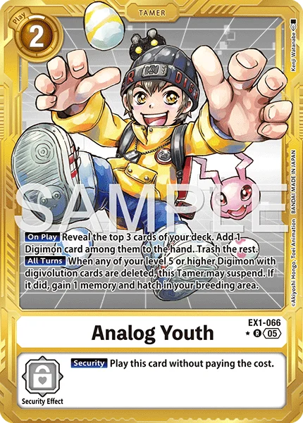 Analog Youth &mdash; Digimon Card Game card