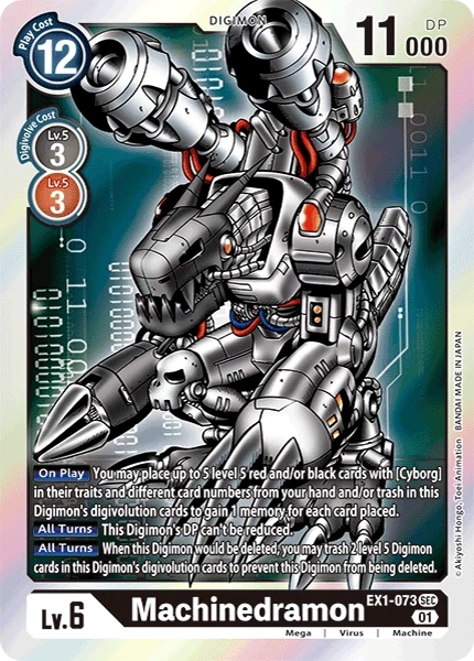 Machinedramon &mdash; Digimon Card Game card
