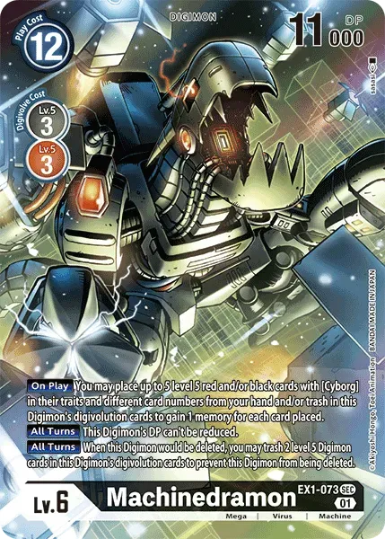 Machinedramon &mdash; Digimon Card Game card