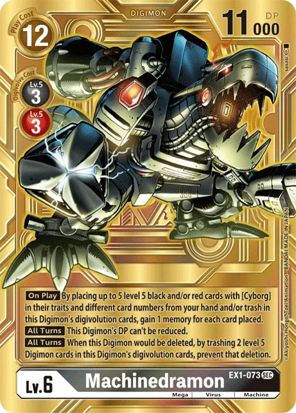 Machinedramon &mdash; Digimon Card Game card