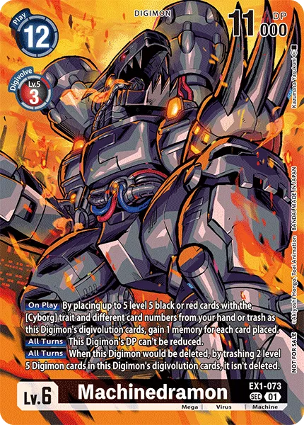 Machinedramon &mdash; Digimon Card Game card