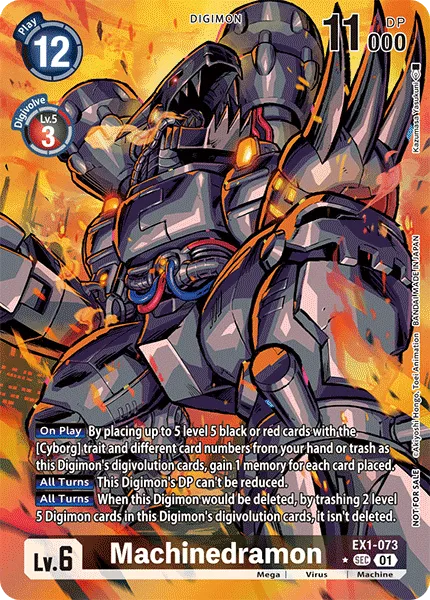 Machinedramon &mdash; Digimon Card Game card