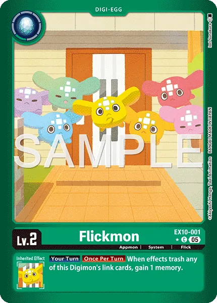 Flickmon &mdash; Digimon Card Game card
