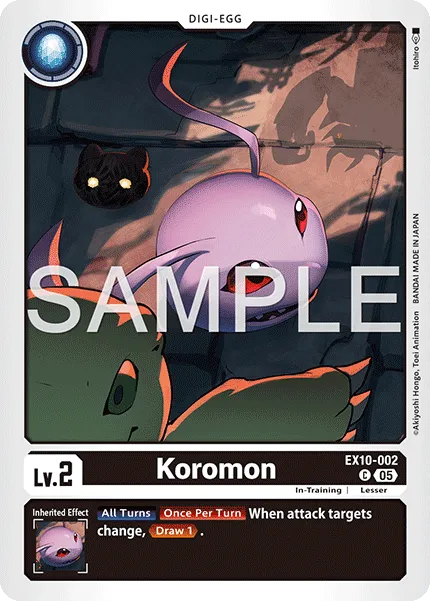 Koromon &mdash; Digimon Card Game card