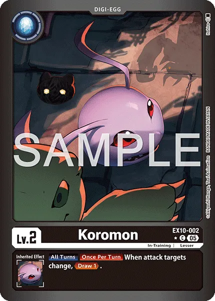 Koromon &mdash; Digimon Card Game card