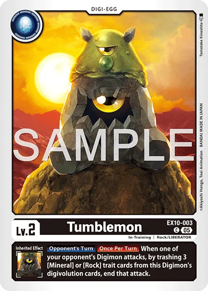 Tumblemon &mdash; Digimon Card Game card