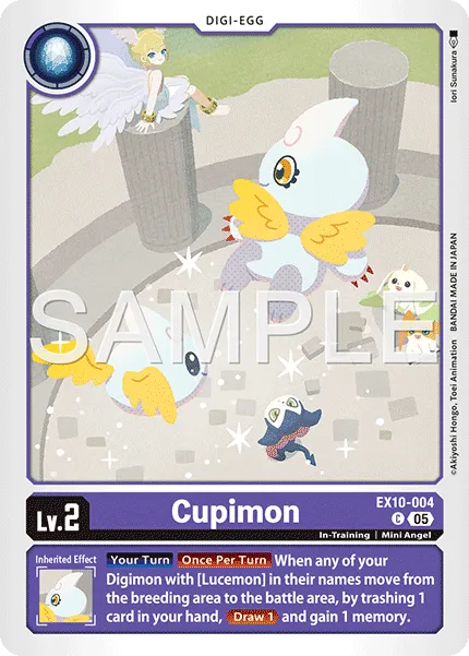 Cupimon &mdash; Digimon Card Game card