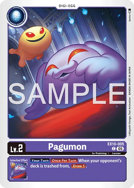 Pagumon &mdash; Digimon Card Game card